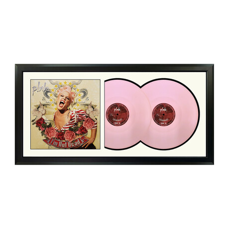 Pink // I'm Not Dead // Double Record (White Mat)