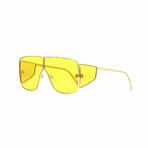 Men's Spector Shield Sunglasses // Gold + Yellow