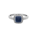 Pain de Sucre 18k White Gold Diamond + Chalcedony Ring // Store Display (Ring Size: 6.5)