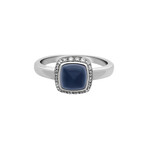 Pain de Sucre 18k White Gold Diamond + Chalcedony Ring II // Ring Size: 7.25 // Store Display