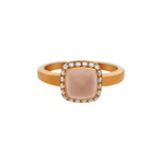 Pain de Sucre 18k Rose Gold Diamond + Quartz Ring // Store Display (Ring Size: 4.5)