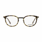 Mens Round Optical Frames // Vintage Havana Black