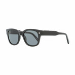 Mens Rectangular Oversized Sunglasses // Black + Gray