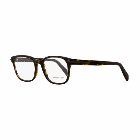 Ermenegildo Zegna Oval Eyeglasses V1 // Dark Havana