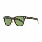 Mens Alternative Fit Classic Sunglasses // Dark Havana + Green