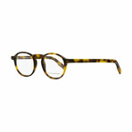 Ermenegildo Zegna Oval Eyeglasses // Havana