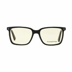 Mens Square Optical Frames // Black