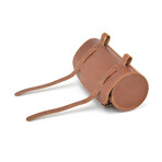 Leather Bike Saddle Bag // Brown