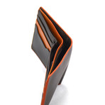 Slim Men Bifold Leather Wallet // Brown