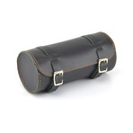 Leather Bicycle Saddle + Utility Tool Bag // Black