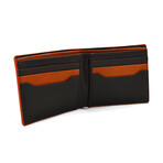 Slim Men Bifold Leather Wallet // Brown