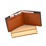 Crazy Horse Leather Men's Wallet // Brown