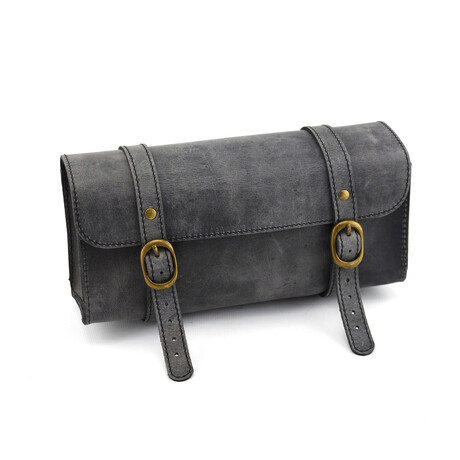 Leather Motorcycle Tool Bag // Black