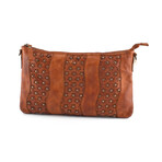 Leather Designer Sling Bag // Cognac