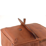 Designer Leather Backpack // Tan