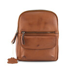 Designer Leather Backpack // Tan
