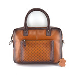 Designer Laptop/Portfolio Leather Bag // 14" // Tan