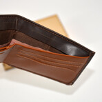 Crazy Horse Leather Men's Wallet // Brown