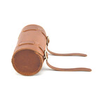 Leather Bike Saddle Bag // Brown