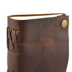 Handmade Leather Journal // 6” // Brown