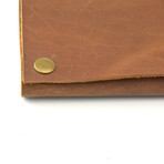 Handmade Leather Journal // 6” // Tan