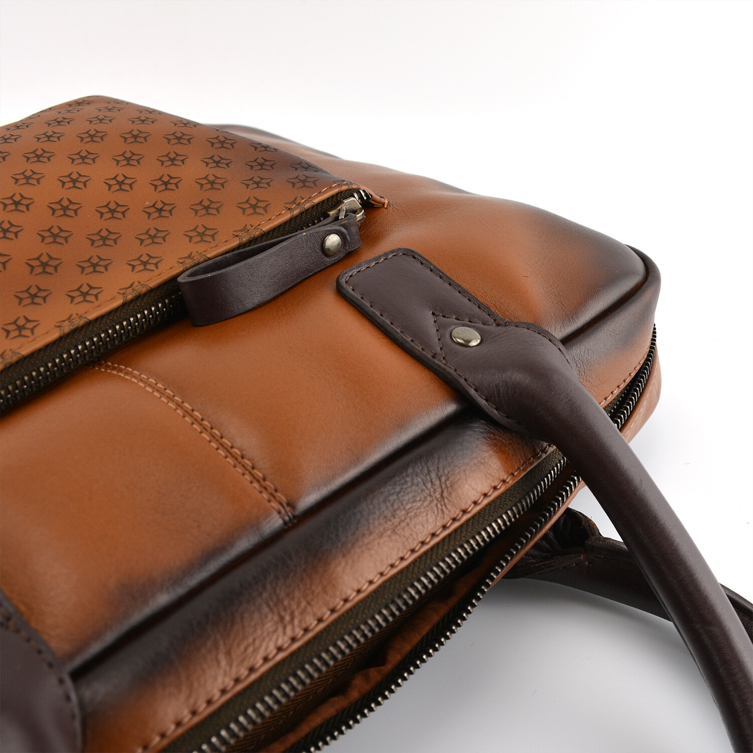 Designer Laptop/Portfolio Leather Bag // 14" // Tan Exclusive Leather