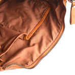 Designer Leather Sling Bag // Cognac