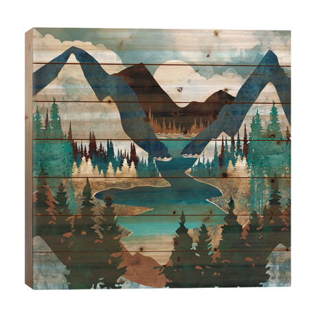 River Vista // SpaceFrog Designs (26"H x 26"W x 1.5"D)