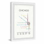 Chicago Subway II Framed Print (12"H x 8"W x 1.5"D)