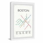 Boston Subway II Framed Print (12"H x 8"W x 1.5"D)