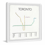 Toronto Train Stations Framed Print (12"H x 12"W x 1.5"D)