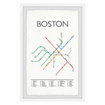 Boston Subway II Framed Print (12"H x 8"W x 1.5"D)