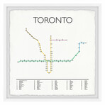 Toronto Train Stations Framed Print (12"H x 12"W x 1.5"D)