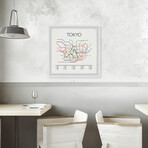 Tokyo Subway Framed Print (12"H x 12"W x 1.5"D)