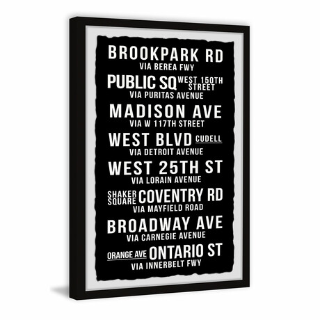 Coventry Road Framed Print (12"H x 8"W x 1.5"D)