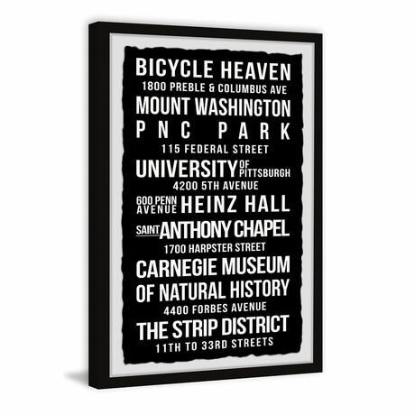 Bicycle Heaven Framed Print (12"H x 8"W x 1.5"D)