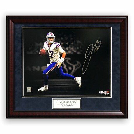 Josh Allen // Buffalo Bills // Signed Photograph + Framed