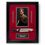 Michael C. Hall // Dexter // Signed Prop Knife + Framed