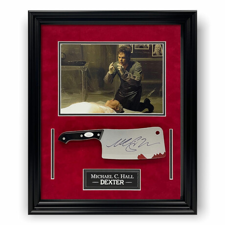 Michael C. Hall // Dexter // Signed Prop Cleaver + Framed