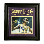 Snoop Dogg // "Lakers Jersey" Signed Photograph + Framed