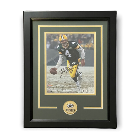 Brett Favre // Green Bay Packers // Signed Photograph + Framed