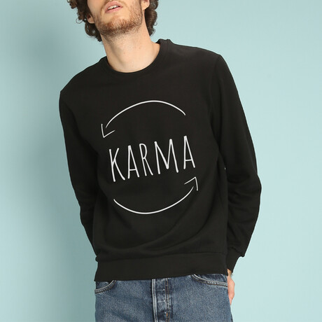 Karma Sweatshirt // Black (Small)