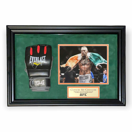 Conor McGregor // Signed Glove + Framed