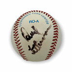 David Letterman // Signed Baseaball