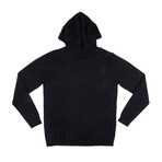 Basic Hooded Sweater // Black (M)