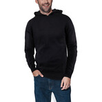 Basic Hooded Sweater // Black (M)