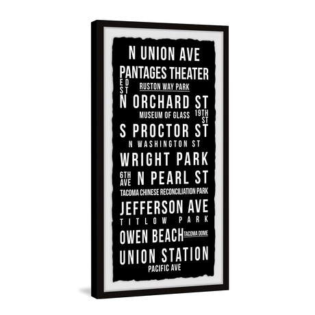 Wright Park Framed Print (24"H x 12"W x 1.5"D)