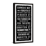 Carnegie Way Framed Print (24"H x 12"W x 1.5"D)