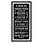 Wright Park Framed Print (24"H x 12"W x 1.5"D)