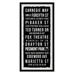 Carnegie Way Framed Print (24"H x 12"W x 1.5"D)